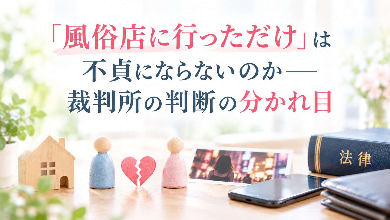 「風俗店に行っただけ」は不貞にならないのか――裁判所の判断の分かれ目