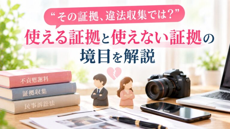 「その証拠、違法収集では」への反論――使える証拠と使えない証拠の境目