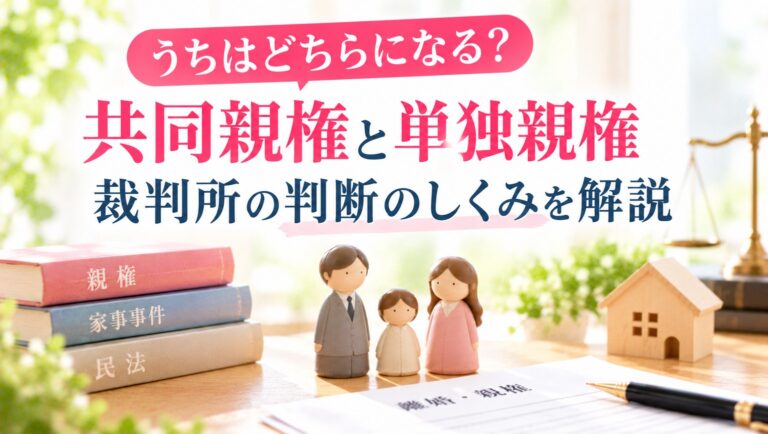 うちは共同親権になる？単独親権になる？――裁判所の判断のしくみ
