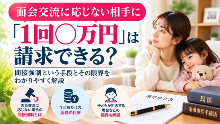 面会交流に応じない相手に「1回○万円」は請求できる？――間接強制という手段とその限界