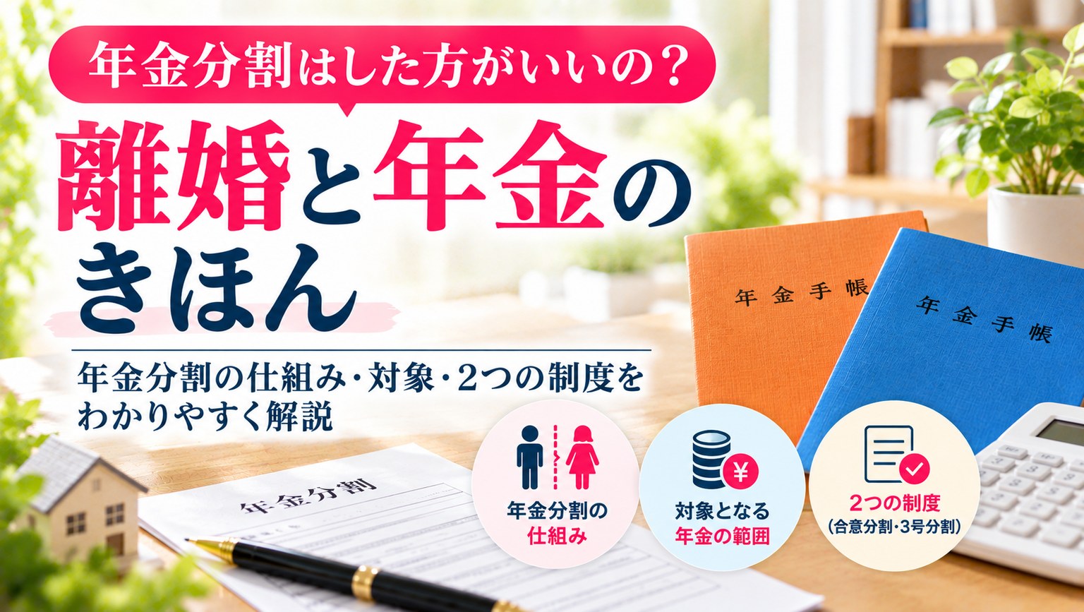 年金分割はした方がいいの 離婚と年金のきほん